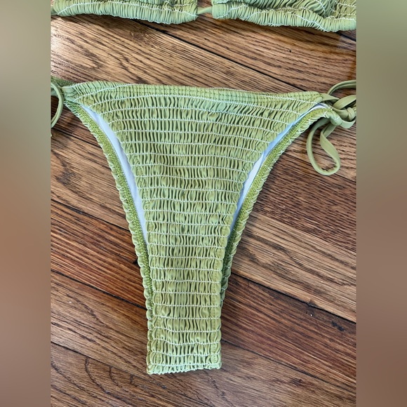 Cider Sage Green Textured Bikini - Picture 3 of 5